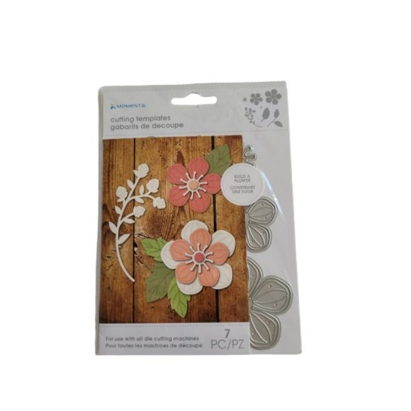 Momenta Build A Flower  7 PC Die Cutting Template - Picture 1 of 3